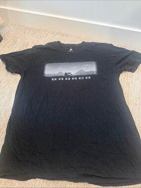 Bronco Black Graphic Short-Sleeve Men’s T-Shirt
